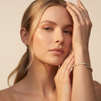 Luxuriant Lab Grown Diamond Bangle in 18K YG VermeilSterling Silver, Silver Wt.12 Gms  1.470  Ct._8774842_1