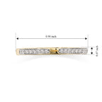 Luxuriant Lab Grown Diamond Ring in 18K YG VermeilSterling Silver  0.140  Ct._8774843_6