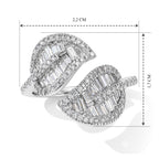 Luxuriant Lab Grown Diamond Fancy Ring in Rhodium OverlaySterling Silver  1.500  Ct._8775529_5