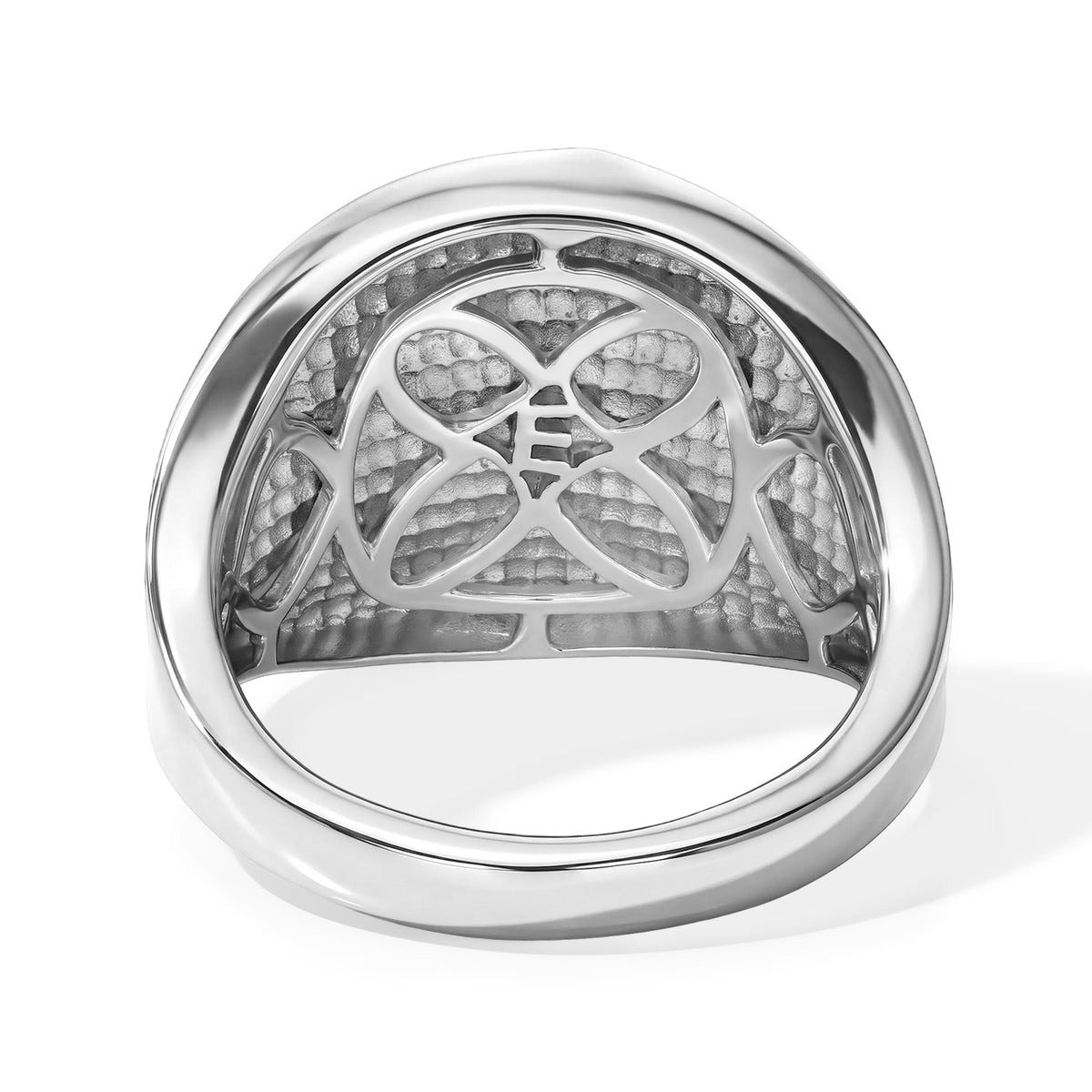EverTrue - Natural White Diamond Leaf Vine Ring 8777155 4