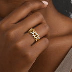 EverTrue White Diamond Band Ring Pure Yellow Brass  0.024  Ct._8777225_1