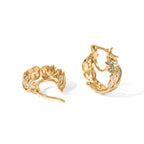 EverTrue White Diamond Full Hoop Earring Pure Yellow Brass  0.010  Ct._8777237_3