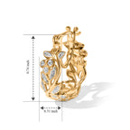 EverTrue White Diamond Full Hoop Earring Pure Yellow Brass  0.010  Ct._8777237_4