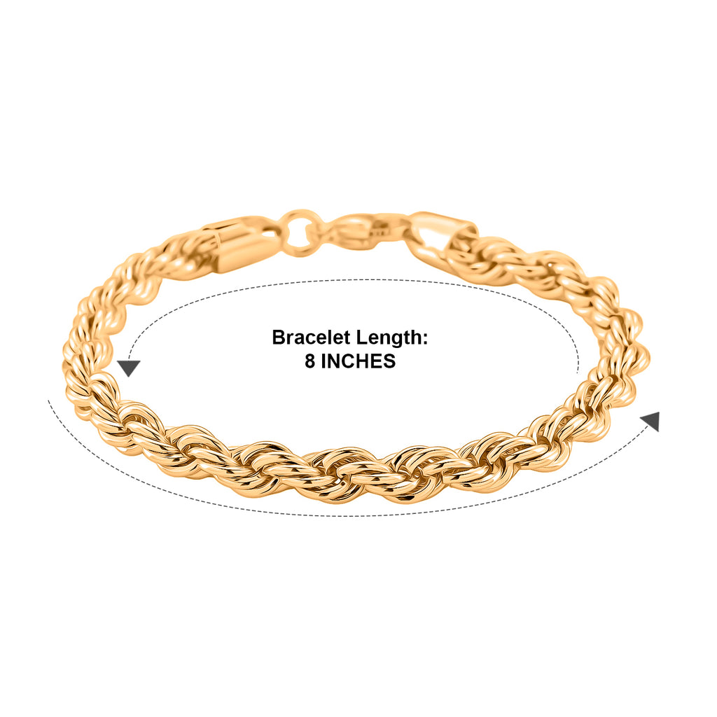 Rope Chain Bracelet (Size - 8)_8777482_4
