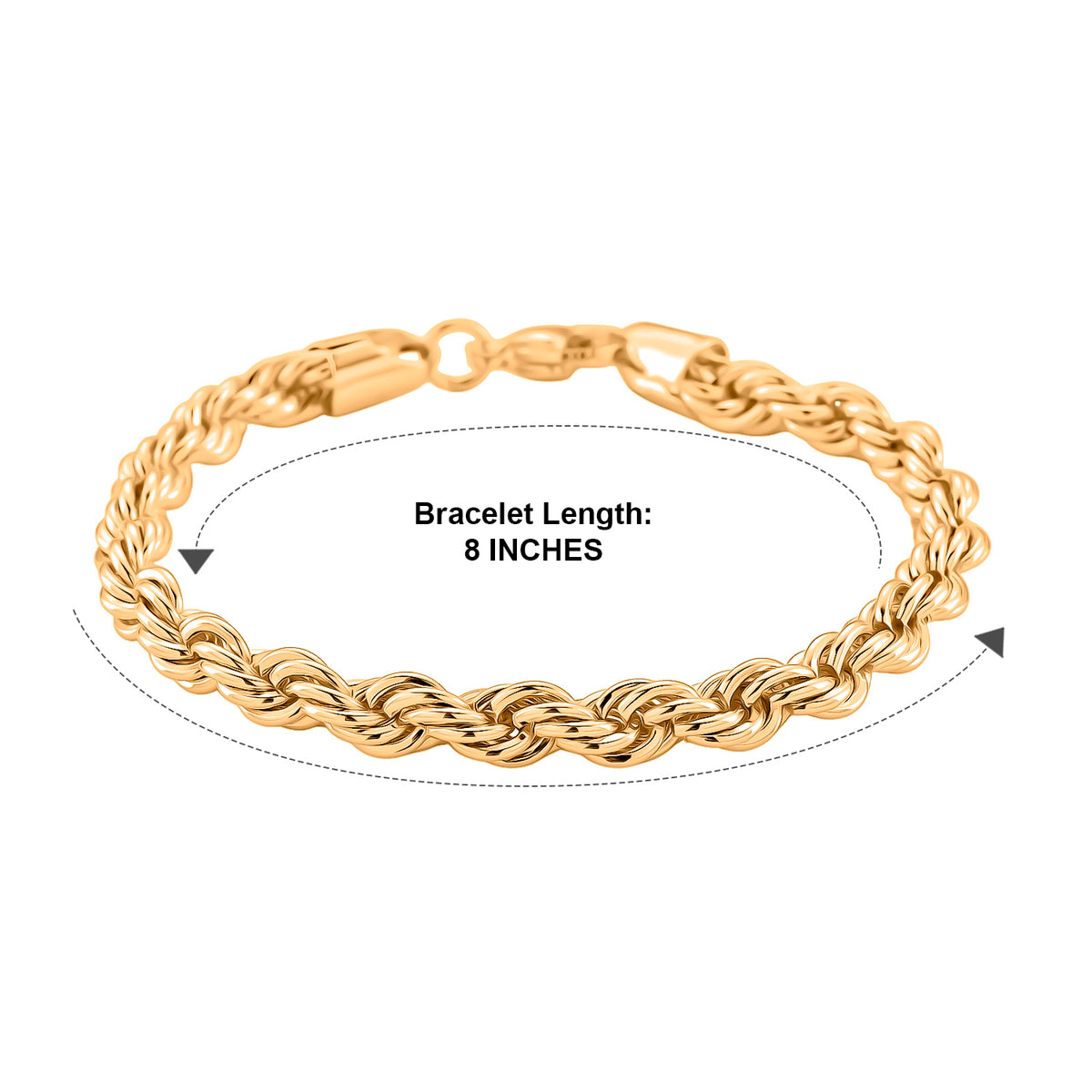 Rope Chain Bracelet (Size - 8) 8777482 4
