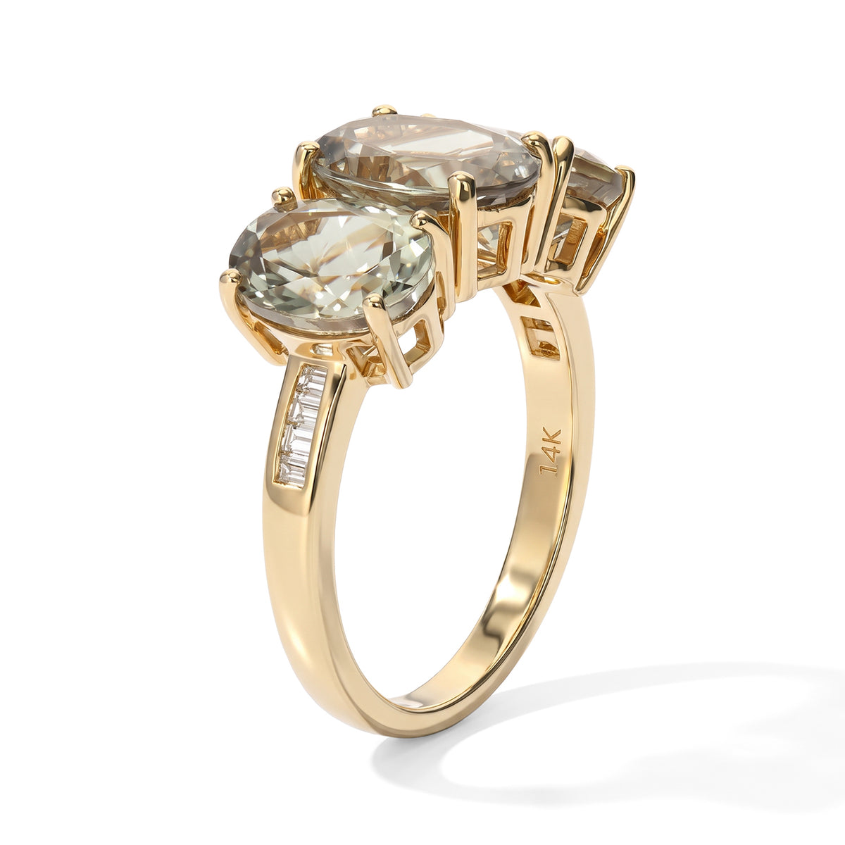 Luxoro - 14K Yellow Gold AAA Turkizite &amp; White Diamond Ring 3.76 Ct, Gold Wt. 3.25 Gms 8777682 3