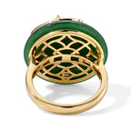 EverTrue Dyed Green Jade Fancy Ring Pure Yellow Brass  22.000  Ct._8778203_4