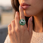 EverTrue - Dyed Green Jade Horse Ring 22.00 Ct._8778206_1