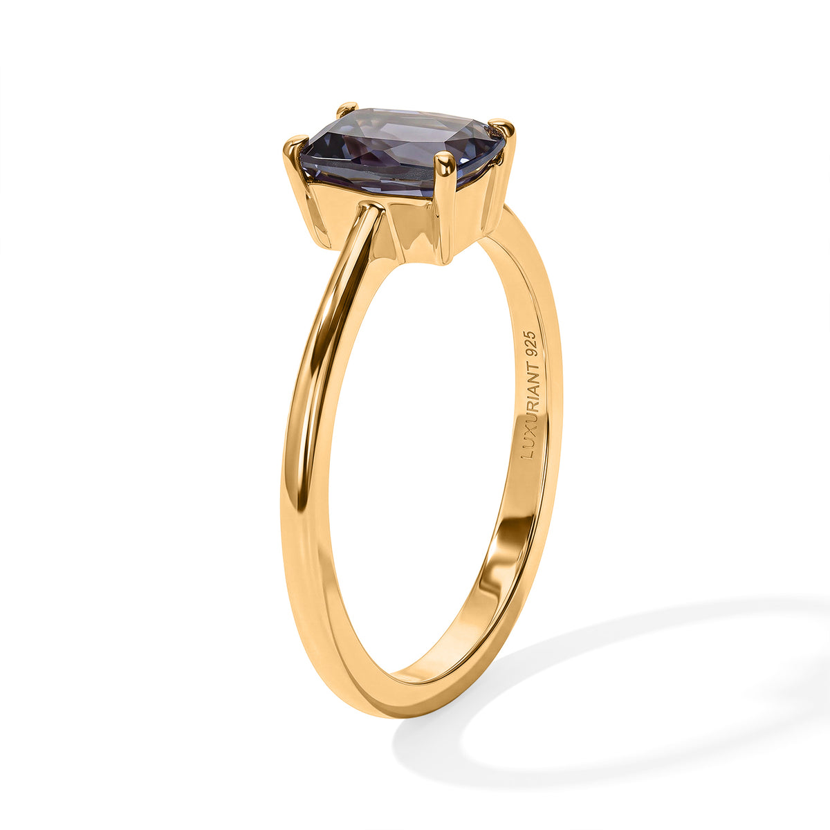 Luxuriant Lab Grown Alexandrite Ring Sterling Silver  1.106  Ct. 8778279 3