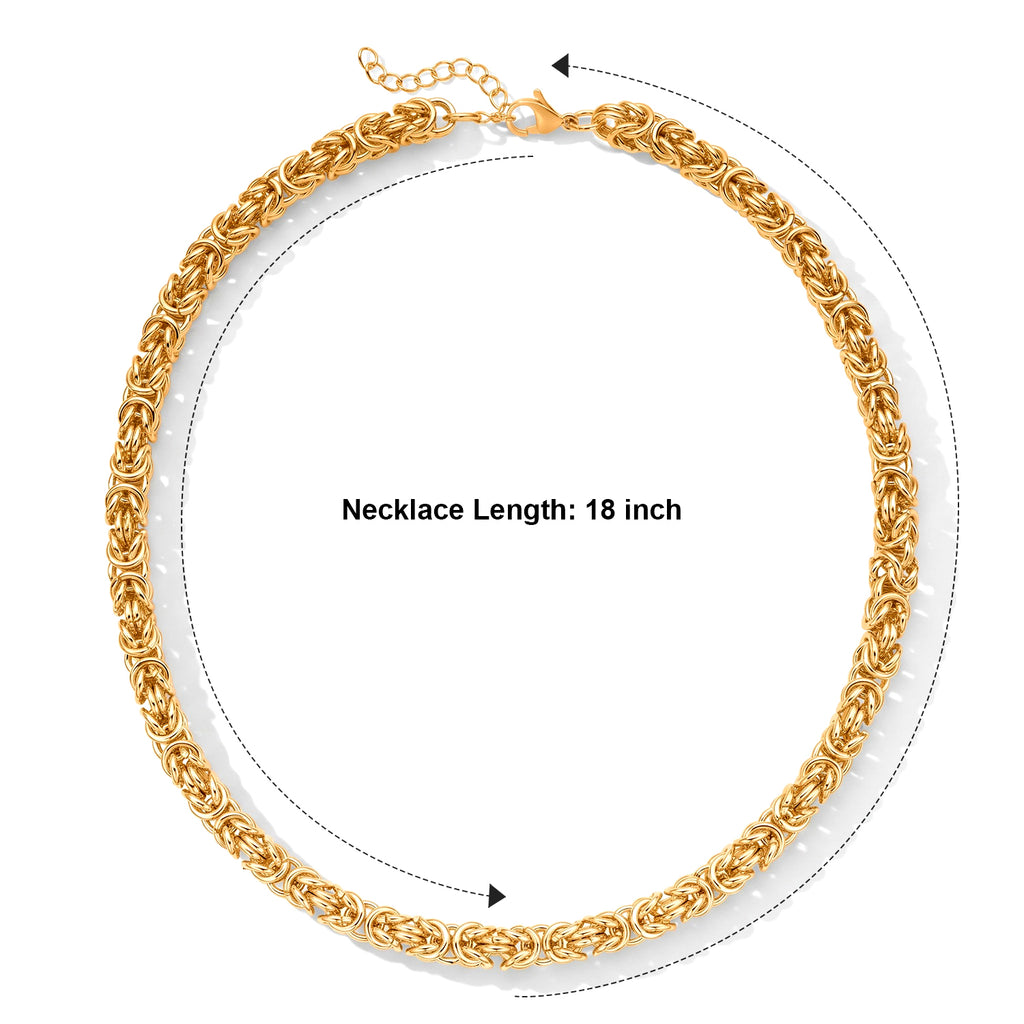 Fancy Necklace (Size - 22) Pure White Stainless Steel_8778309_5