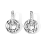 White Cubic Zirconia Fancy Earring Pure White Brass  0.100  Ct._8778343