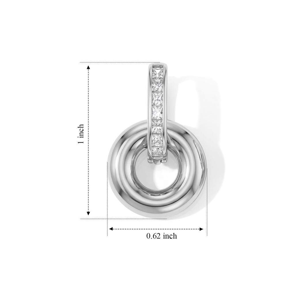 White Cubic Zirconia Fancy Earring Pure White Brass  0.100  Ct._8778343_4