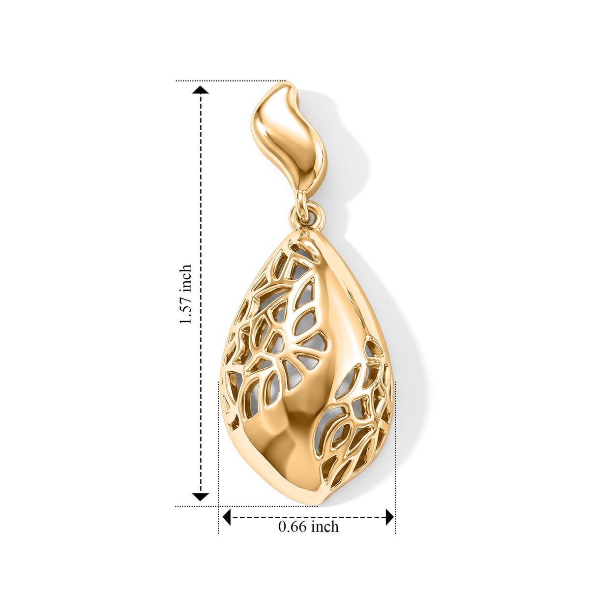 Fancy Earring Pure Yellow Brass 8778346 4