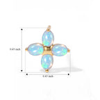 D'joy Ethiopian Opal Cluster Earring Sterling Silver  1.032  Ct._8778504_4
