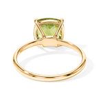 9K Yellow Gold AAA Peridot Solitaire Ring 2.30 Ct._8779819_4