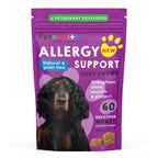 Pet Health Allergy Support 60 Soft Chews for Dogs , Natural & Grain Free, Meaty Flavour, 60 Chews, 180g_8779860