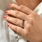 950 Platinum SGL Certified White Diamond 5 Stone Ring 1.00 Ct, Platinum Wt. 4.00 Gms_8780020_2
