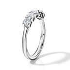 950 Platinum SGL Certified White Diamond 5 Stone Ring 1.00 Ct, Platinum Wt. 4.00 Gms_8780020_3
