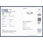 950 Platinum SGL Certified White Diamond 5 Stone Ring 1.00 Ct, Platinum Wt. 4.00 Gms_8780020_7