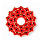 Black Crystal Floral Design Brooch_8780598
