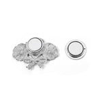 White Crystal Poppy Flower Brooch with Magnet 1.50 Ct._8780600_4