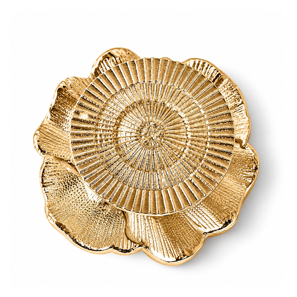 White Crystal Poppy Flower Brooch with Magnet_8780630_2