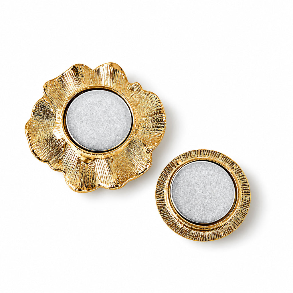 White Crystal Poppy Flower Brooch with Magnet_8780630_3