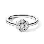 EverTrue White Diamond Solitaire Ring Pure Yellow Brass  0.017  Ct._8780820