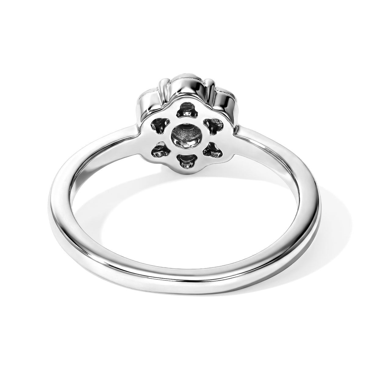 EverTrue - Natural White Diamond Cluster Ring 8780820 4