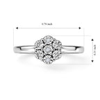 EverTrue White Diamond Solitaire Ring Pure Yellow Brass  0.017  Ct._8780820_5