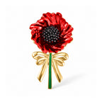 Poppy Flower Brooch with Magnet_8780828