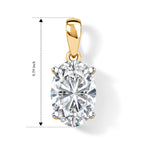 Luxuriant - 18K Yellow Gold SGL Certified Lab Grown Diamond (VS/E-F) Pendant with Free Chain 2.00 Ct._8780835_7
