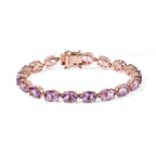 EverTrue - Rose De France Amethyst Bracelet (Size - 7) 21.62 Ct._8780993