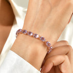 EverTrue - Rose De France Amethyst Bracelet (Size - 7) 21.62 Ct._8780993_2