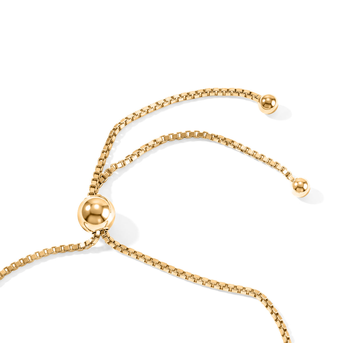 D'Joy - White Diamond Adjustable Bracelet (Size - 9.5) in Yellow Gold Plated Sterling Silver 8781757 3