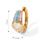 D'joy Ethiopian Opal Full Hoop Earring Sterling Silver  1.156  Ct._8781956_4