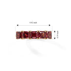9K Yellow Gold AA Rubellite 5 Stone Ring, Gold Wt.1.3 Gms  1.925  Ct._8782196_5