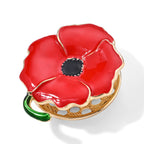 Poppy Flower Brooch with Magnet_8782267_2