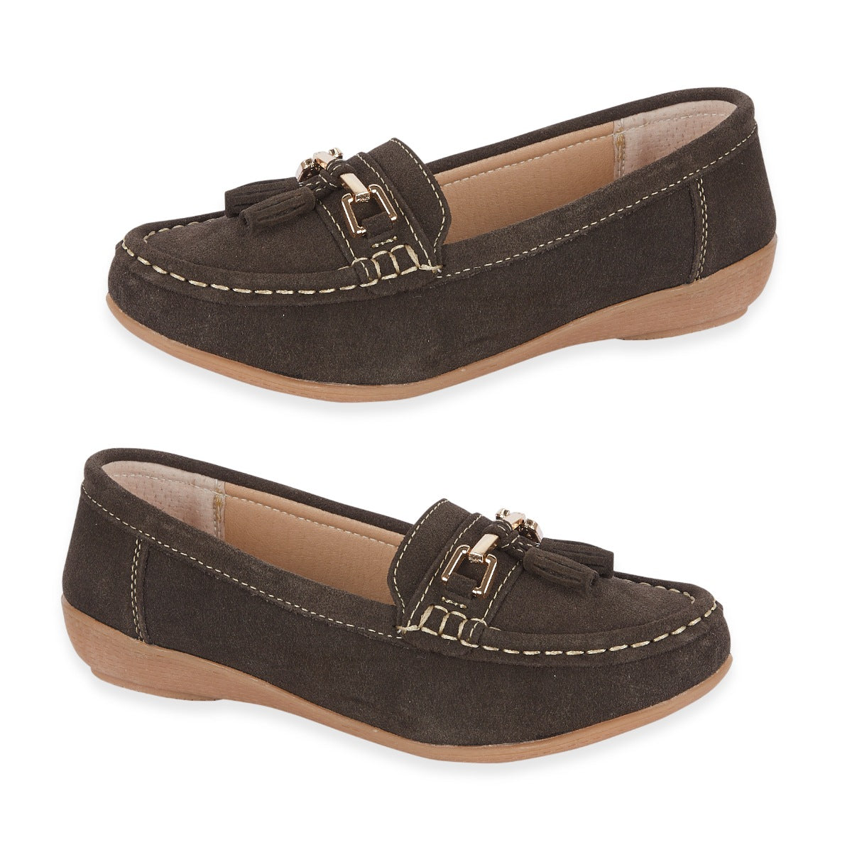 Jo &amp; Joe Ladies Shoe (Size - 5) - Coffee 8783318 0