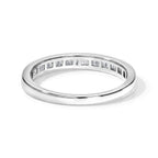 D'Joy - Natural White Diamond Band Ring in Platinum Overlay Sterling Silver 0.25 Ct._8784537_4