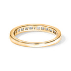 D'Joy - Natural White Diamond Band Ring in Yellow Gold Plated Sterling Silver 0.25 Ct._8784546_4