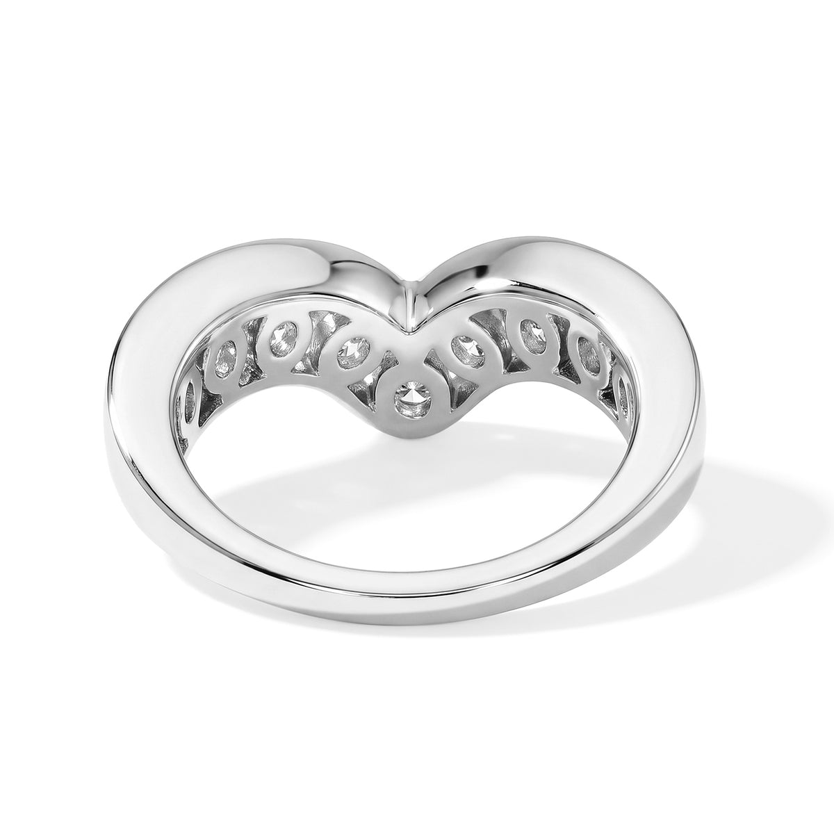 Luxuriant Lab Grown Diamond Ring in Rhodium OverlaySterling Silver  2.000  Ct. 8785015 4