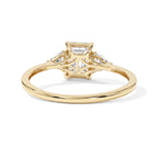 Luxuriant - 9K Yellow Gold SGL Certified Lab Grown Diamond (VS/E-F) Trilogy Ring 1.50 Ct._8785109_4