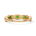 D'Joy - Natural Chrome Diopside & White Zircon Ring in Yellow Gold Plated Sterling Silver 1.40 Ct._8785153_4