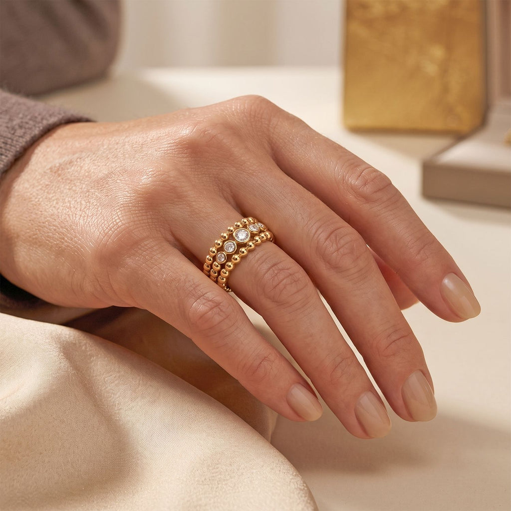 Luxuriant - Lab Grown Diamond (SI/G-H) Ring in 18K Vermeil Yellow Gold Plated Sterling Silver 0.25 Ct._8785420_1