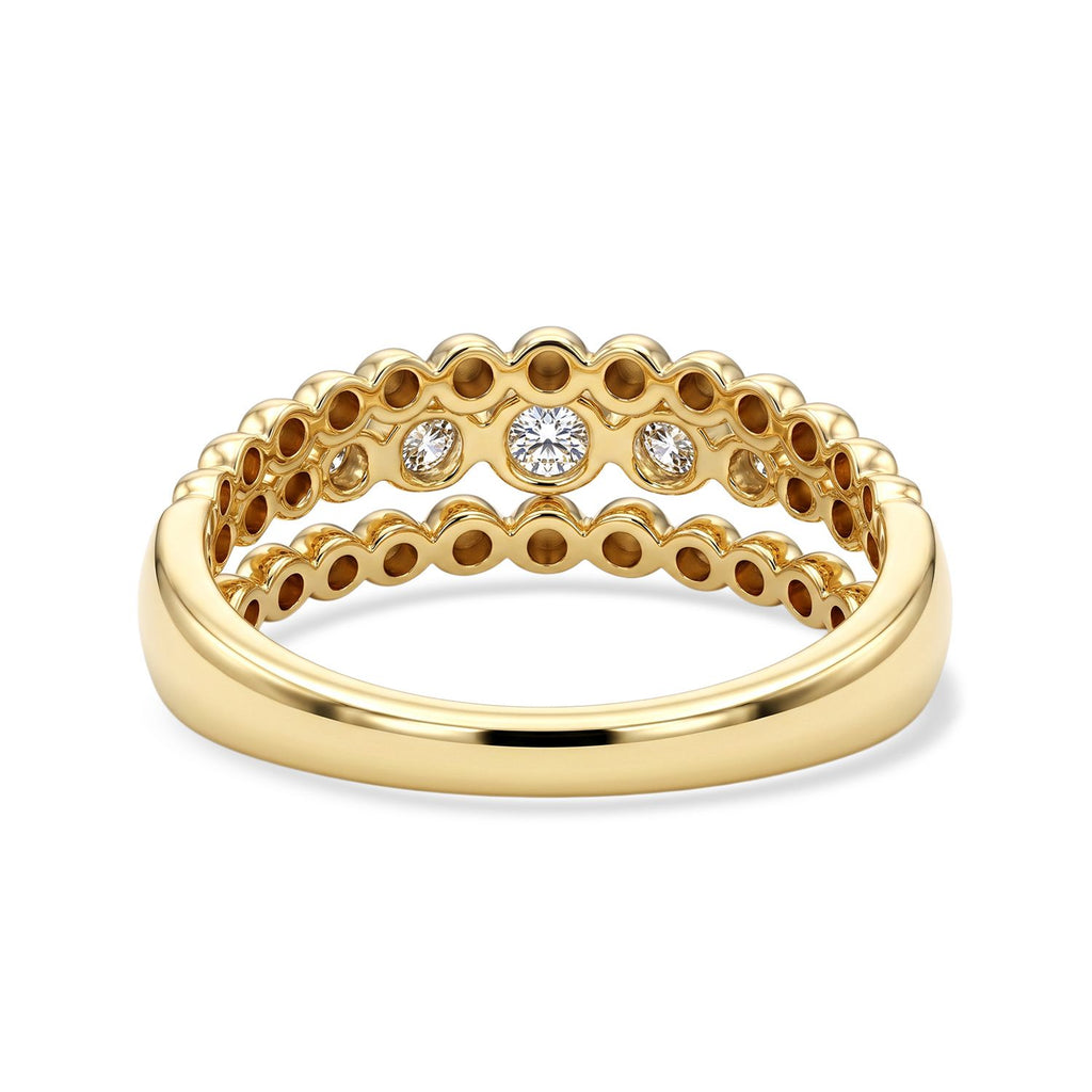 Luxuriant - Lab Grown Diamond (SI/G-H) Ring in 18K Vermeil Yellow Gold Plated Sterling Silver 0.25 Ct._8785420_3