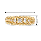 Luxuriant - Lab Grown Diamond (SI/G-H) Ring in 18K Vermeil Yellow Gold Plated Sterling Silver 0.25 Ct._8785420_4