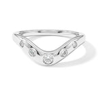 Luxuriant Lab Grown Diamond Ring in Rhodium OverlaySterling Silver  0.250  Ct._8785444