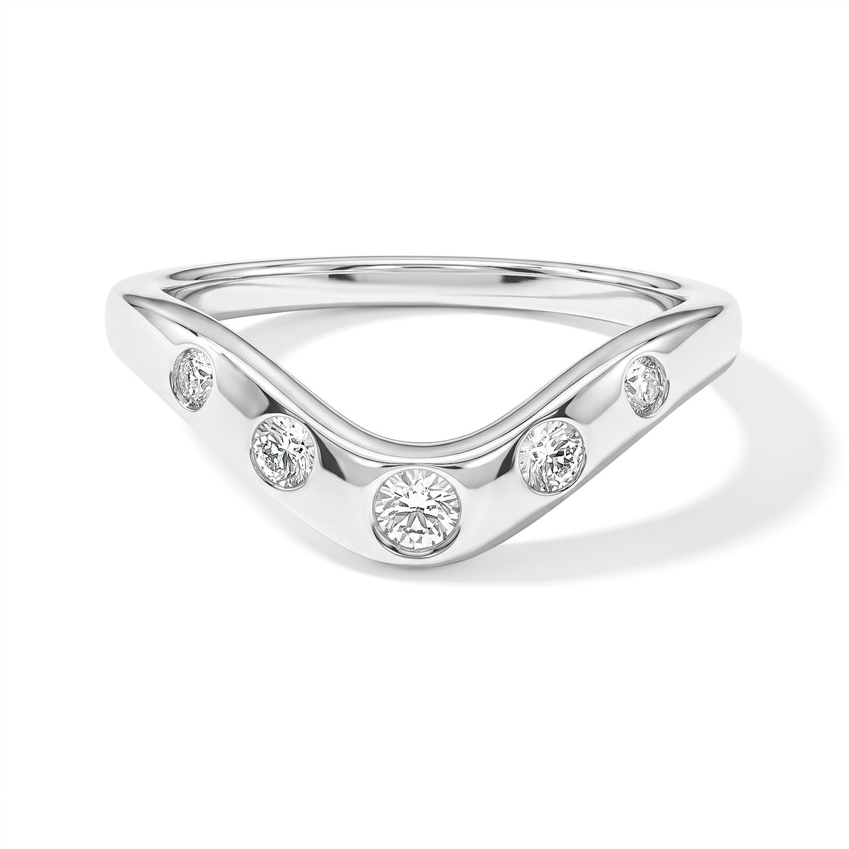 Luxuriant Lab Grown Diamond Ring in Rhodium OverlaySterling Silver  0.250  Ct. 8785444 0