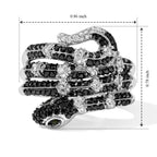 D'joy White Diamond, Green Diamond Living Creature Ring in Rhodium OverlaySterling Silver, Silver Wt.7 Gms  0.967  Ct._8786955_5